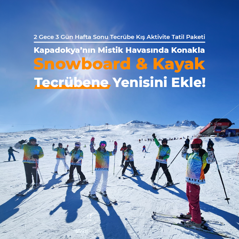 Erciyes Snowboard/Kayak Tecrübe Paketi
