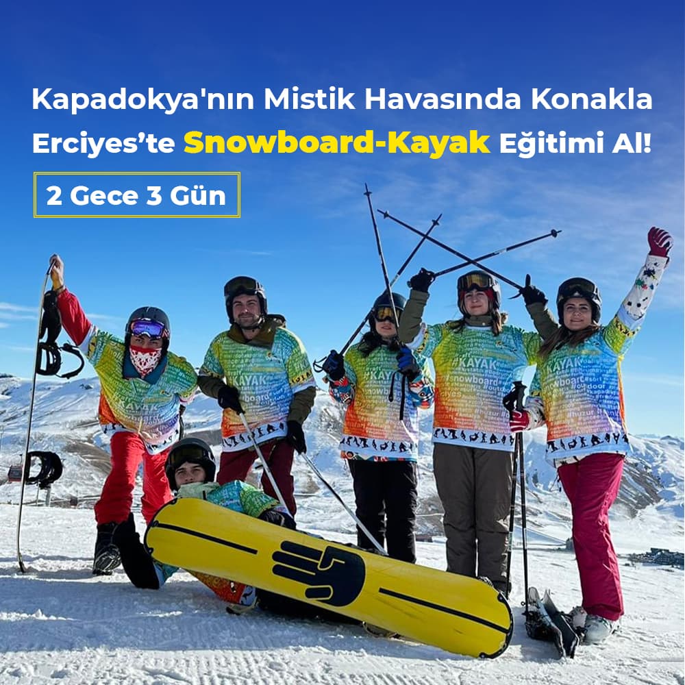 Erciyes Snowboard/Kayak Temel Eğitim Paketi