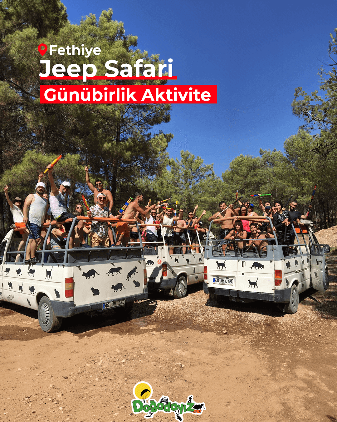 GÜNÜBIRLIK FETHIYE JEEP SAFARI