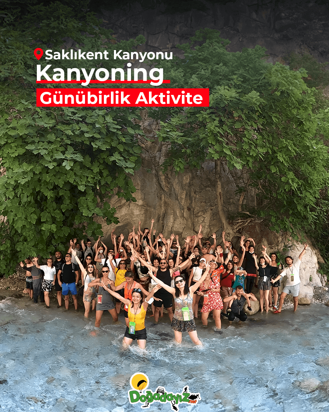 GÜNÜBIRLIK FETHIYE KANYONING + MAĞARA GEÇIŞI