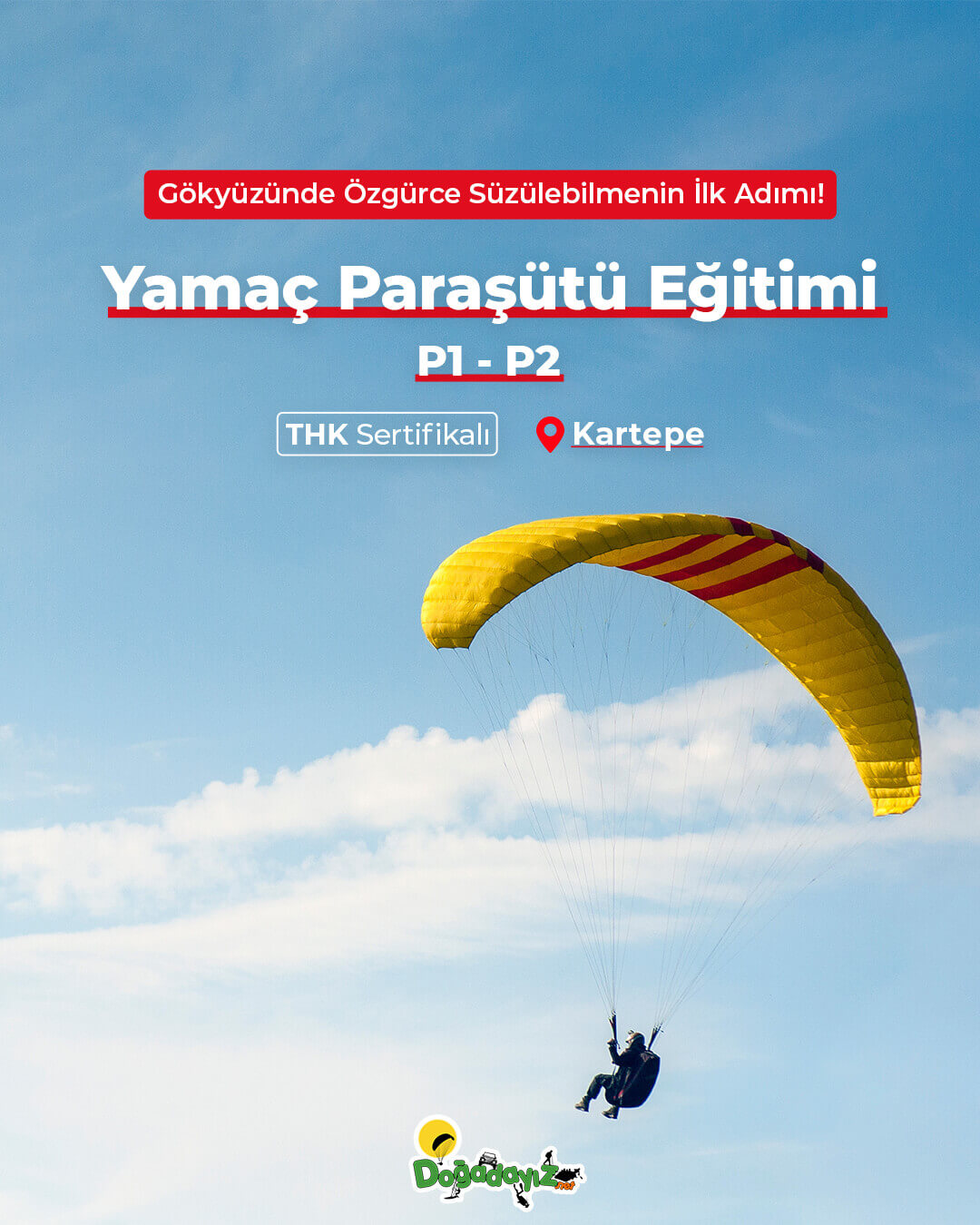 YAMAÇ PARAŞÜTÜ EĞITIMI - KARTEPE