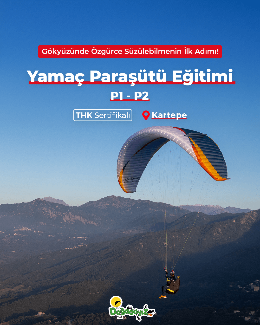 YAMAÇ PARAŞÜTÜ EĞITIMI - KARTEPE