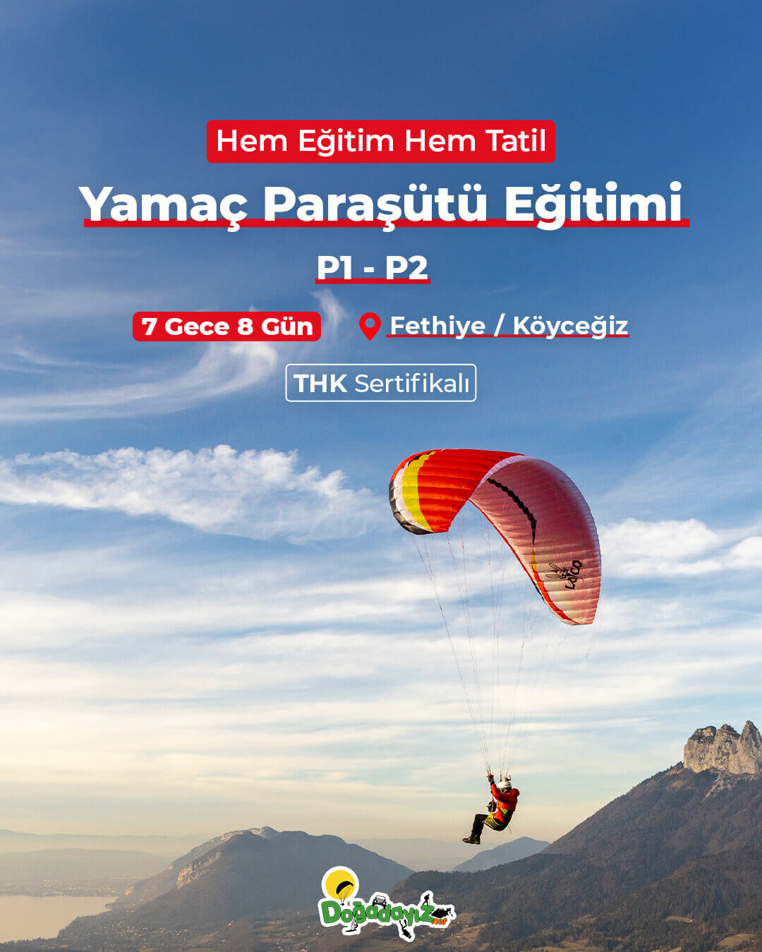 YAMAÇ PARAŞÜTÜ EĞITIMI