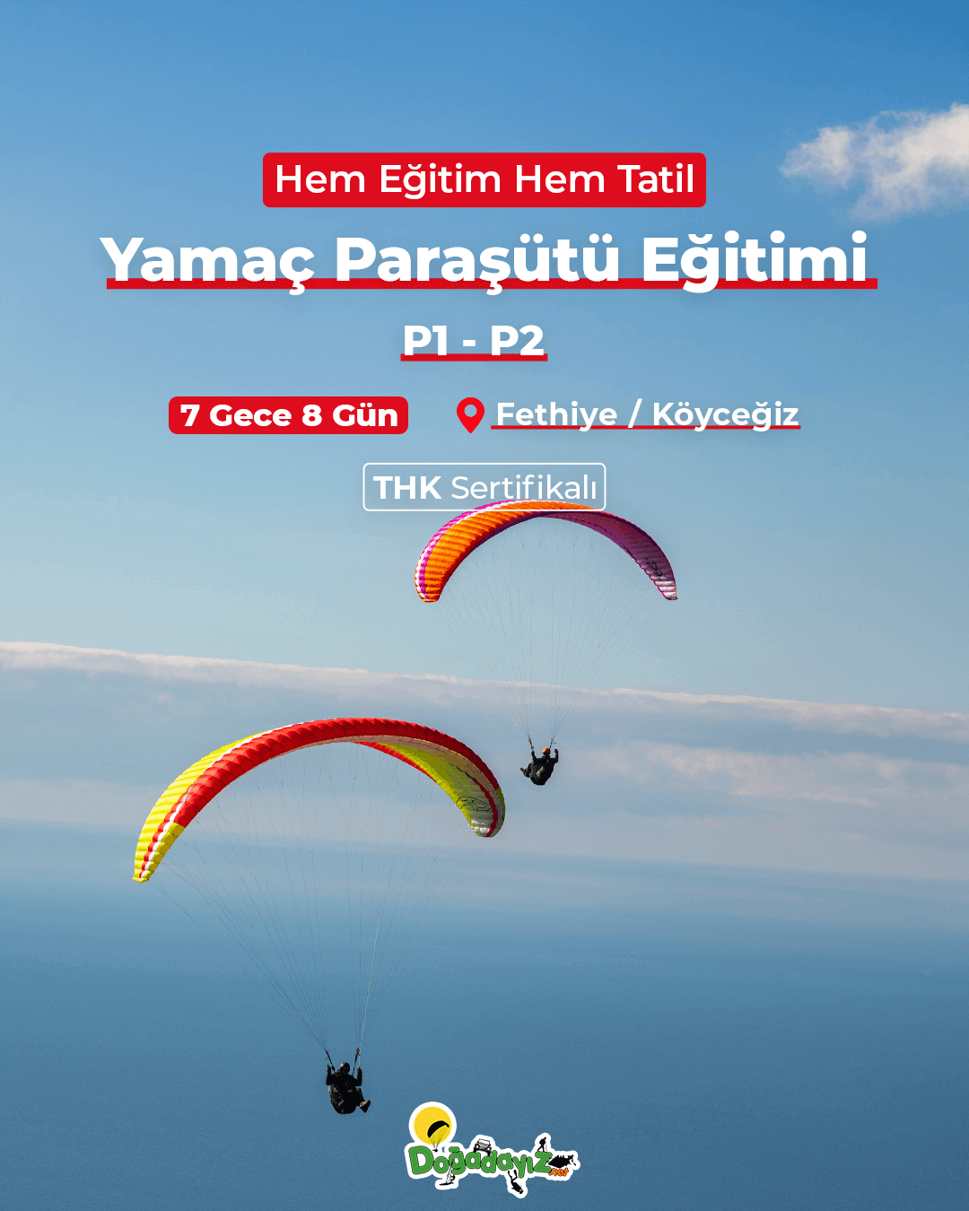 YAMAÇ PARAŞÜTÜ EĞITIMI