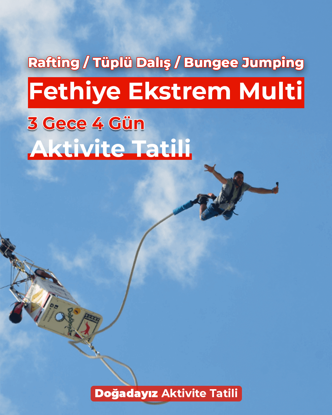 FETHIYE EKSTREM MULTI AKTIVITE TATIL PAKETI