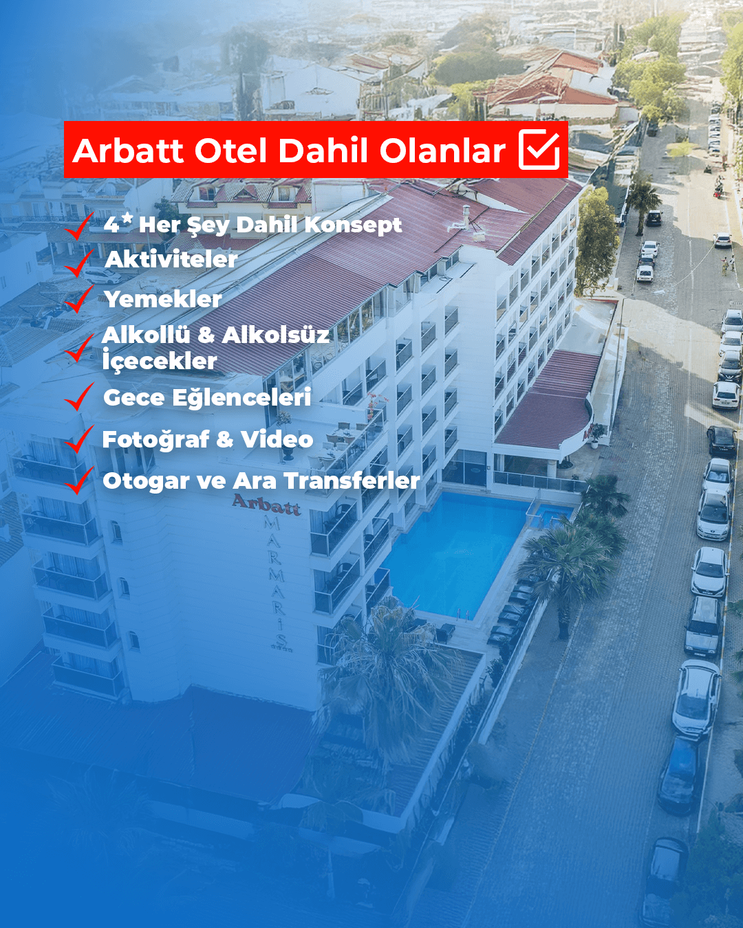 MARMARIS EKSTREM AKTIVITE TATILI - OTEL BILGILENDIRME