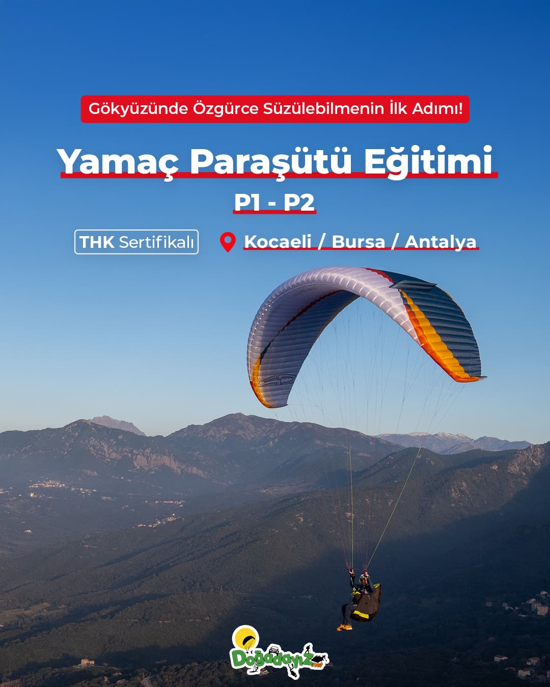YAMAÇ PARAŞÜTÜ EĞITIMI - KARTEPE